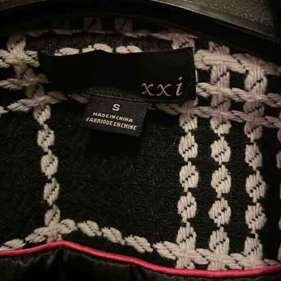 Great wrap belt blazer black & white - Picture 3 of 7